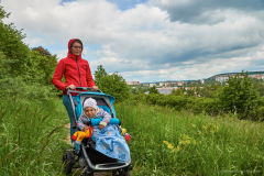 Stranska_Skala with a stroller