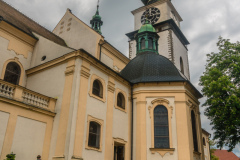 Trebic,Town Tower and St Martin Church