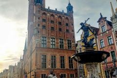 Old Town  and Neptune's fountain