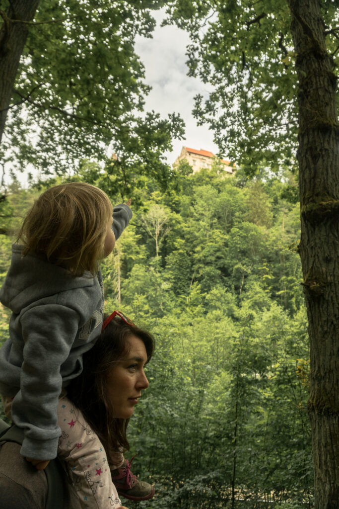 On the way to Pernstejn Castle