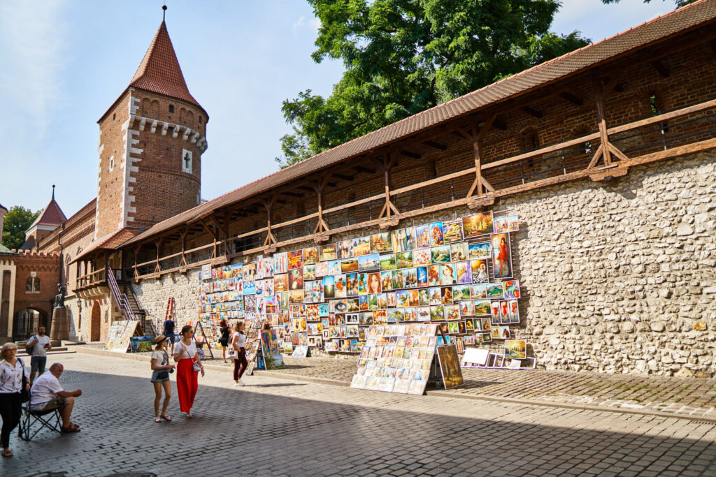 Florian Gate: open-air art gallery