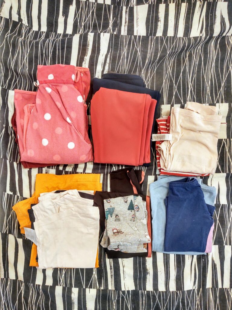 Packing for a weekend trip with kids: clothes