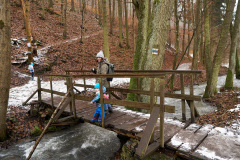 Blue path in the Josefov udoli