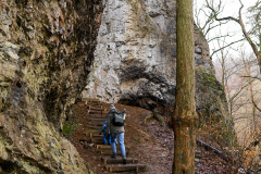 Blue path in the Josefov udoli