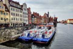 Motława River in Gdańsk